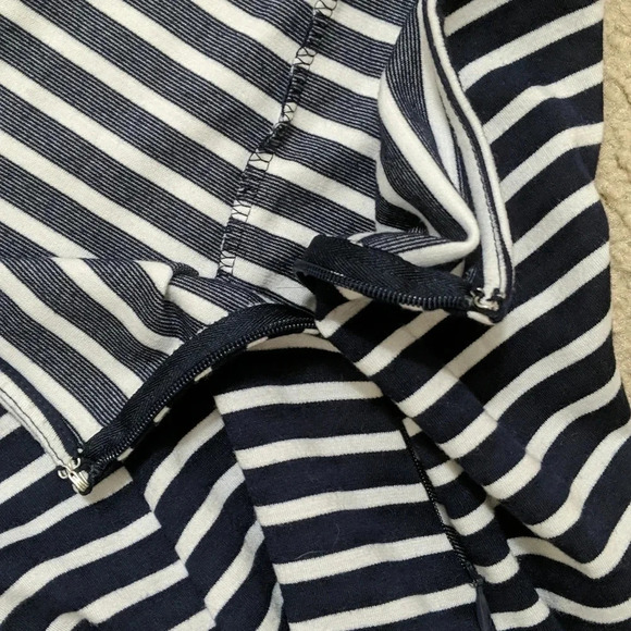 Gap Soft Ponte Skirt | Color Navy stripe | Size XL - Picture 5 of 8